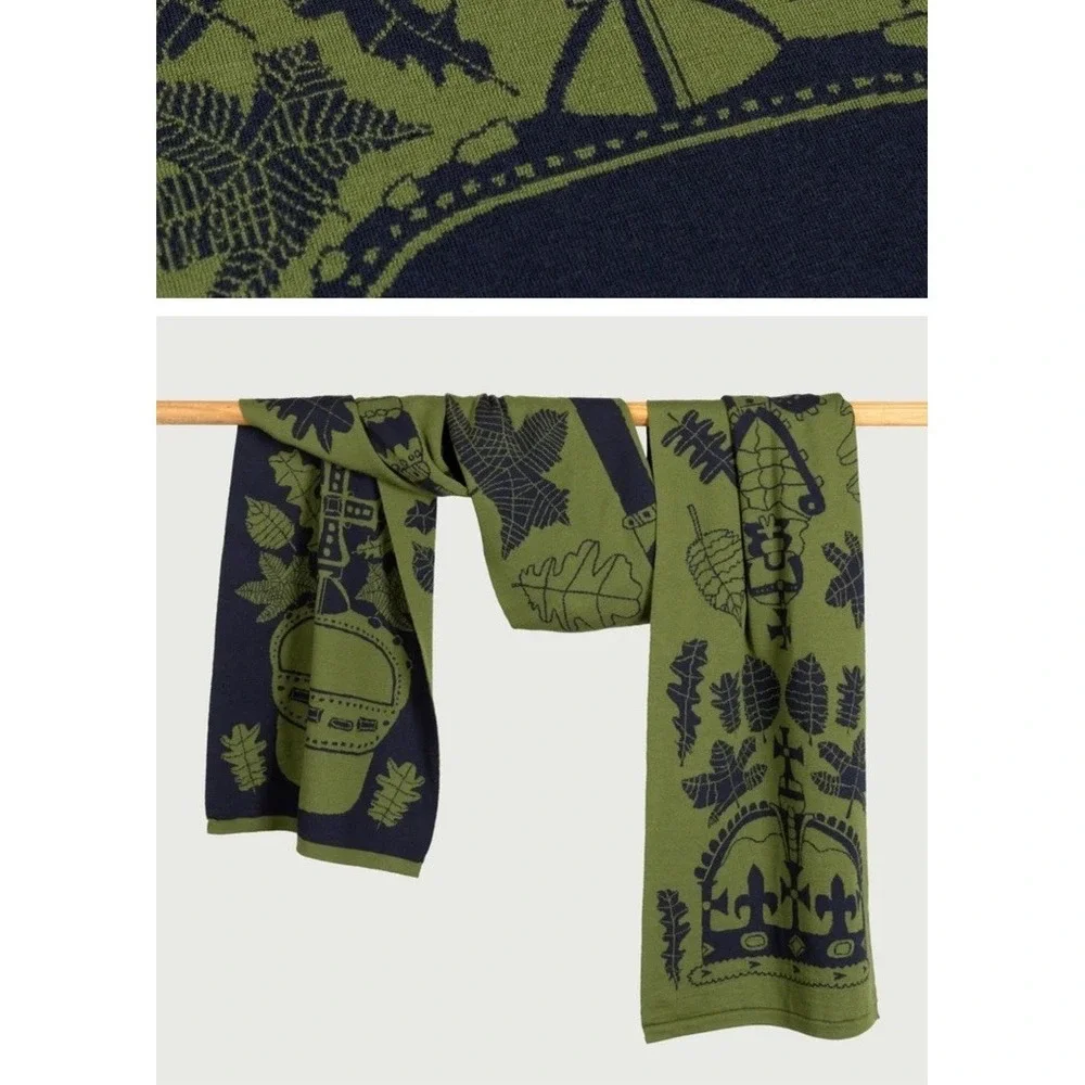 READ JOHN SMEDLEY King Scarf Designed By Stanley Galton New Zealand Wool England